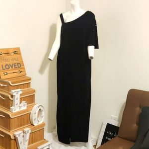 R&M Richards Dressy One Shoulder Pant Suit